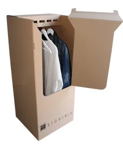 Carton penderie déménagement H. 120 x L. 50 x l. 50 cm capacité 160 L Pack and Move