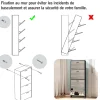 CASABEL Meuble Rangement Chaussure 24 Paires - Pour Entree Couloir - 60x24x150 cm - Noir