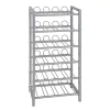 Casier à bouteilles en métal - H72 cm