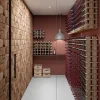 Casier à bouteilles Rioja en pin pour 36 bouteilles 75x75x22&cm