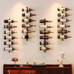 Casier à vin mural métal modulable 12 bouteilles
