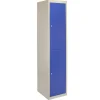Casier de Rangement de 2 Portes en Acier Bleu