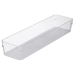 Casiers modulables transparents pour tiroir - 40 x 10 x 6 cm