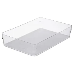 Casiers modulables transparents pour tiroir - 30 x 20 x 6 cm