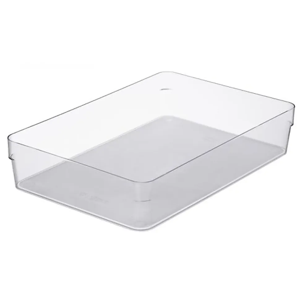 Casiers modulables transparents pour tiroir - 30 x 20 x 6 cm