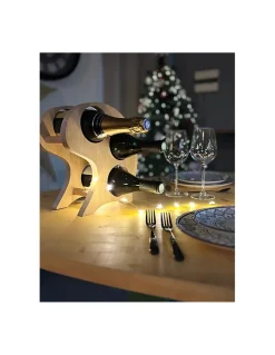 Cepcurva Range Bouteilles En Bois Pour 3 Bouteilles / Chêne