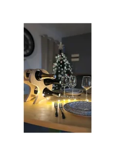 Cepcurva Range Bouteilles En Bois Pour 3 Bouteilles / Chêne