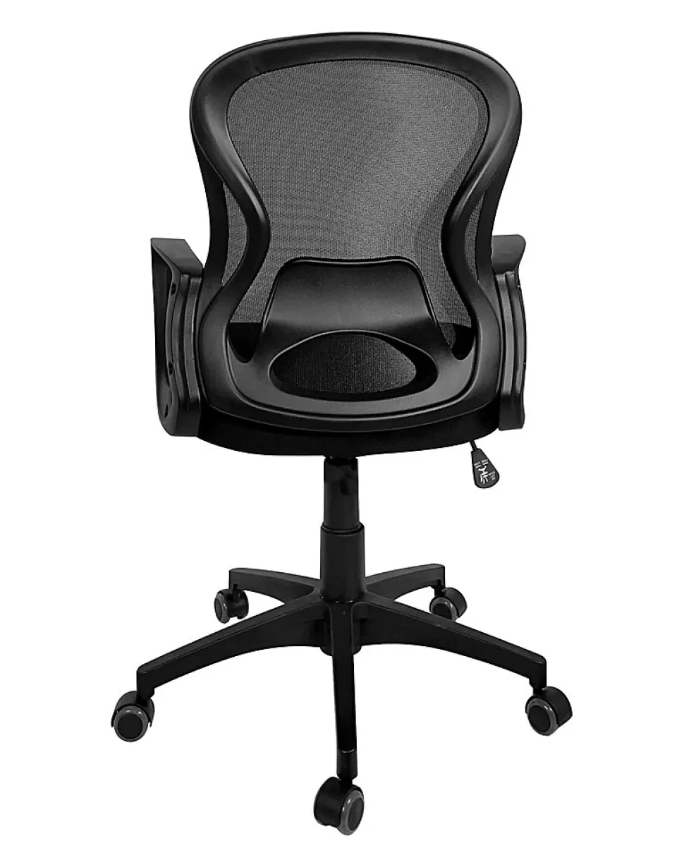 Chaise Bureau Ergonomique, Basculant Textile, Renfort Lombaire Réglable Pivotant FEST (noir)