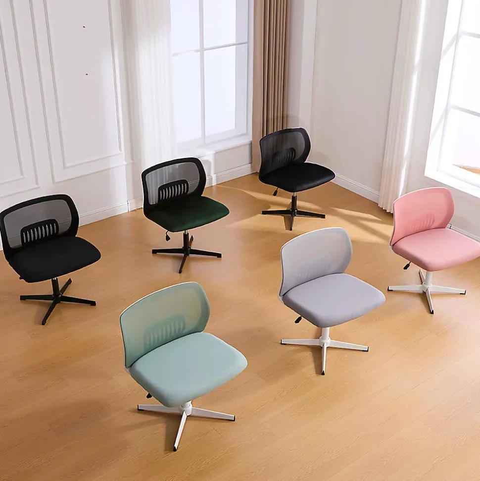 Chaise Bureau Sans Accoudoirs, Pivotante, Réglable