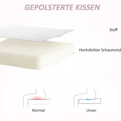 Chaise de Bureau - Chaise Pivotante avec Oreilles de Lapin, Réglable en Hauteur pour Chambre, design Velours, Blanc, 52x45x90 cm