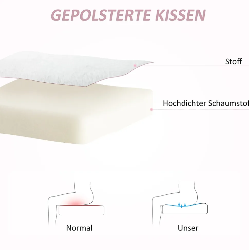 Chaise de Bureau - Chaise Pivotante avec Oreilles de Lapin, Réglable en Hauteur pour Chambre, design Velours, Blanc, 52x45x90 cm