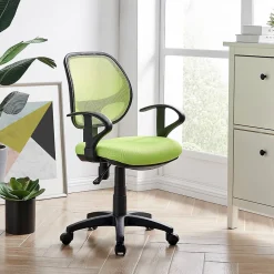 Chaise de bureau à roulettes COOL, vert