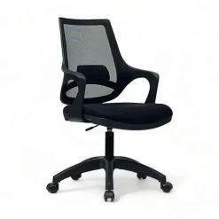 Chaise de bureau à roulettes Solange