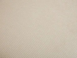 Chaise de bureau - Velours côtelé - Crème et noir - Hauteur réglable - BATARU