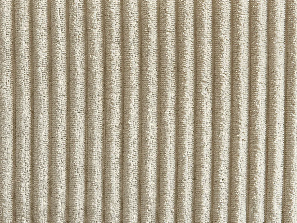 Chaise de bureau - Velours côtelé - Crème - MARENZIA
