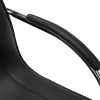 Chaise de bureau cantilever Noir Similicuir vidaXL