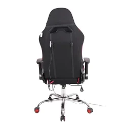 Chaise de bureau CLP Limit XM tissu noir rouge ergonomique