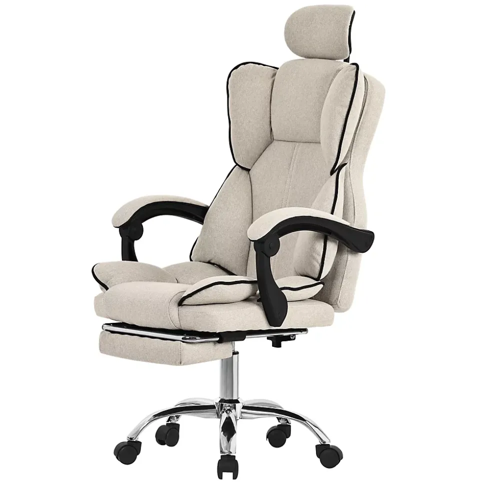 Chaise de bureau ergonomique réglable en hauteur fauteuil de direction pivotant