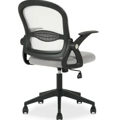 Chaise de bureau ergonomique EREN réglable en tissu mesh - Gris