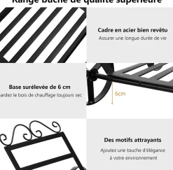 Chaise de Bureau Fauteuil de Bureau Ergonomique pour Ordinateur Dossier Haut Capacité portante 150 kg Réglable de 105 à 145 Degrés