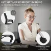 Chaise de bureau gaming ergonomique gris pivotant dossier maille respirante
