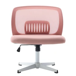 Chaise de bureau hauteur d assise 39-51 cm sans accoudoirs assise large rembourree pivotante 360