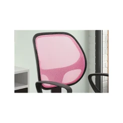 Chaise de bureau IPOLIST Tissu filet rose Confort et modernité pour votre espace de travail