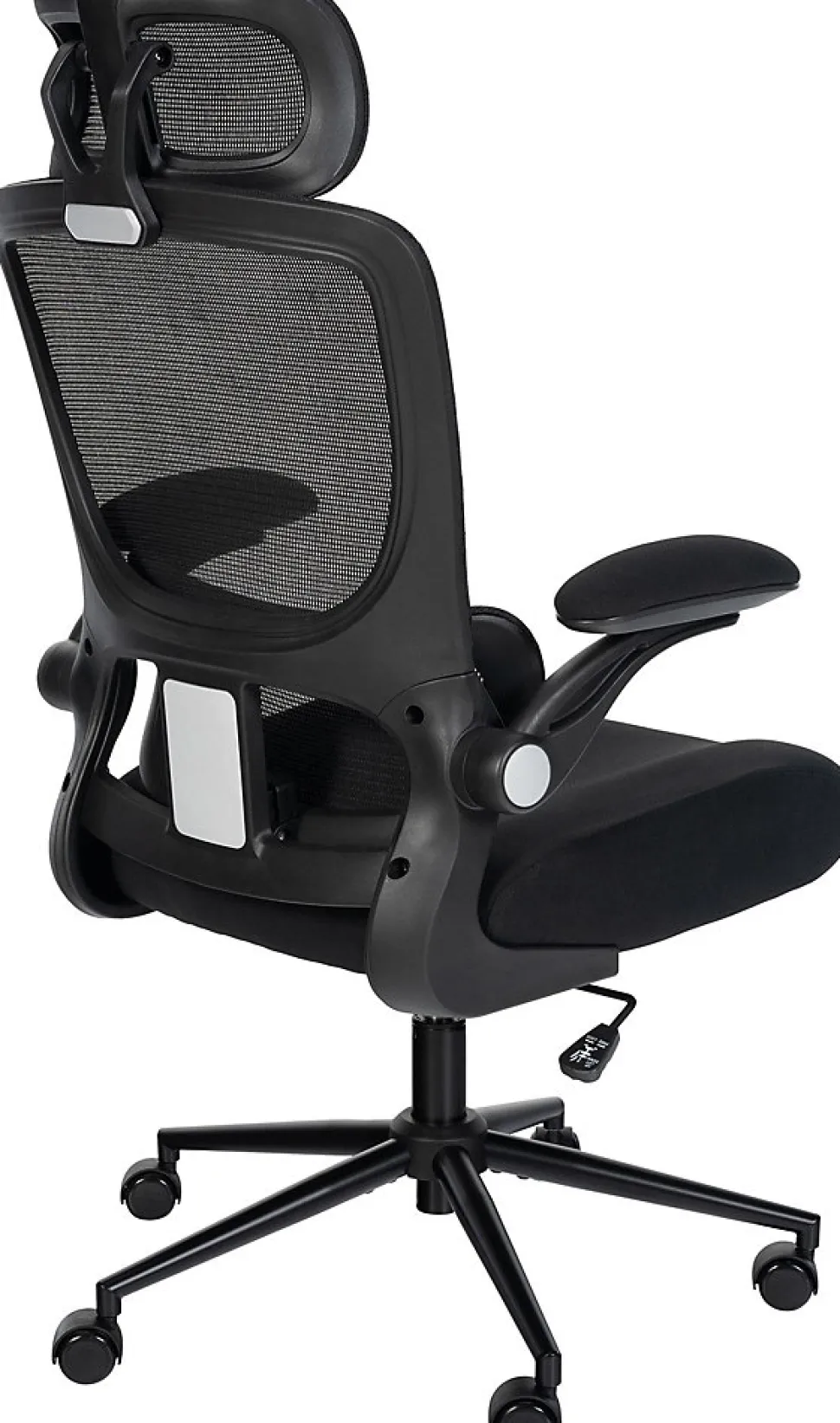 Chaise de bureau Newberg, Chaise de bureau ergonomique réglable en hauteur, Chaise pivotante jusqu'à 150 kg Noir
