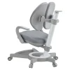Chaise de bureau pour enfants Partille hauteur profondeur dossier réglable gris en.casa