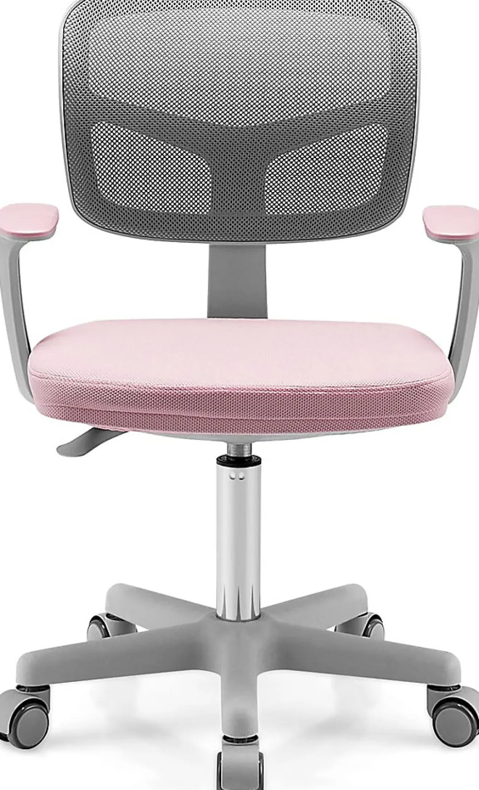 Chaise de Bureau pour Enfant Chaise Etude avec Dossier Ergonomique et Siege Hauteur Reglable Capacite de Charge Max 150 Kg Rose