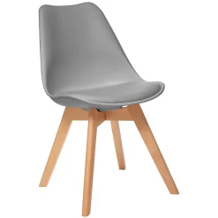 Chaise de table Baya Atmosphera H.81 cm gris clair
