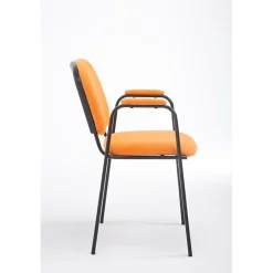 Chaise de visiteur Ken Pro en tissu - Orange - 1 place - Adulte - Contemporain - Design