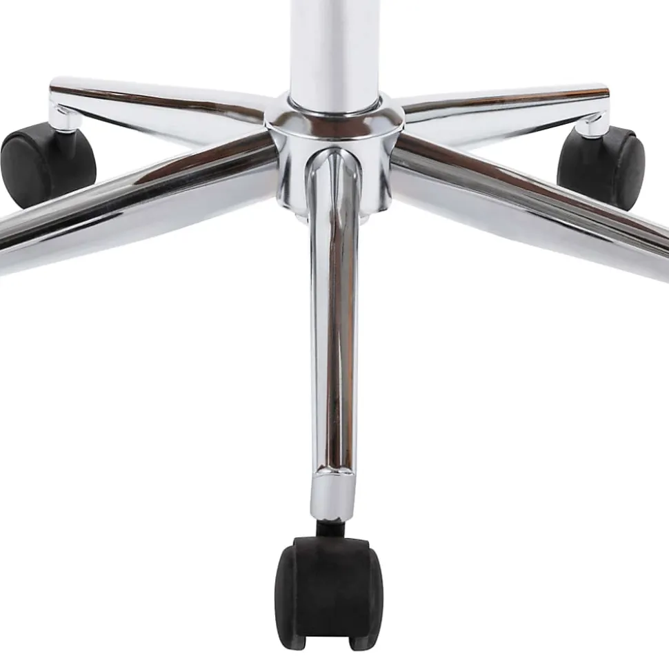 Chaise pivotante de bureau Blanc Bois courbé et similicuir vidaXL