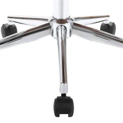 Chaise pivotante de bureau Noir Bois courbé et similicuir vidaXL
