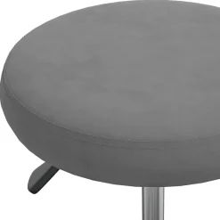 Chaise pivotante de bureau Gris foncé Velours vidaXL