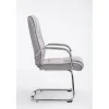 Chaise visiteur - CLP - Attila - Tissu - Gris - Contemporain - Design