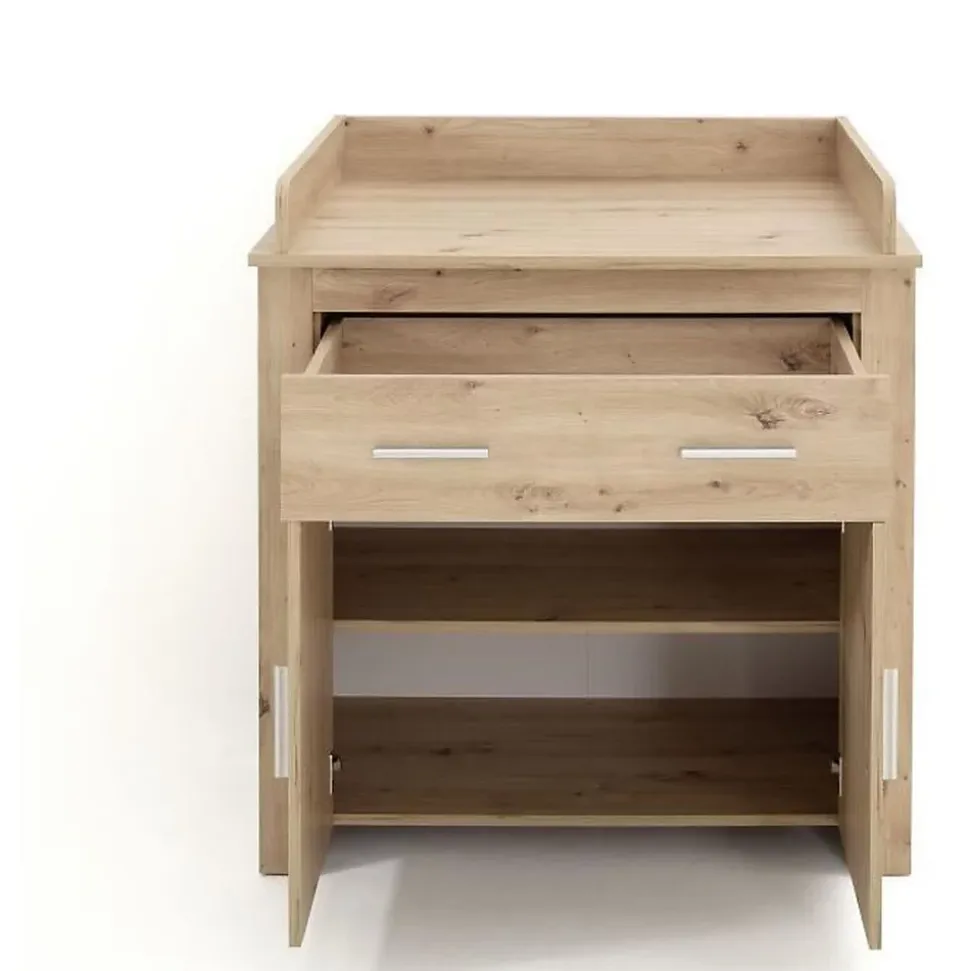 Chambre bébé Trend Team Ahoi - Lit 70 x 140 cm et commode à langer chêne