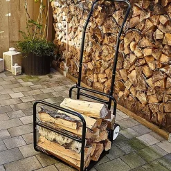 Chariot à bois FISHTEC 2 en 1 - charge max 50kg
