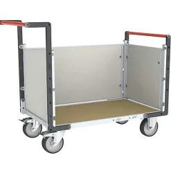 Chariot 3 côtés PVC - Plateau 965x580mm - Charge max 500kg - 806724574
