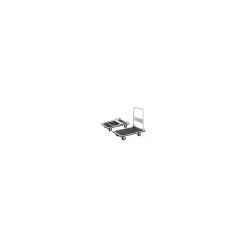 Chariot de manutention pliable 300 kg plateforme 900 x 600 mm - Kreator