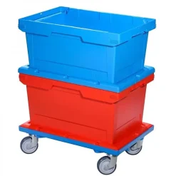 Chariot de transport Caisse Euro 600x400 ProfiPlus - Bleu