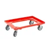 Chariot de transport Caisse Euro 600x400 ProfiPlus - Rouge