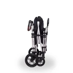 Chariot de transport enfant pliable noir - FUXTEC Family Cruiser - banquettes amovibles 4 places EN-1888 75 kg