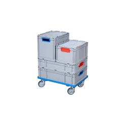 Chariot de transport OB600 pour Bac Euro ProfiPlus Allit - Rouge