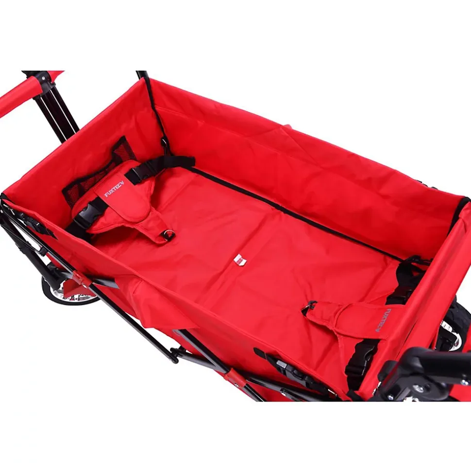 Chariot de transport pliable rouge - FUXTEC Easy Cruiser - transport charge 75 kg