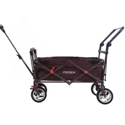 Chariot de transport pliable marron - FUXTEC Easy Cruiser - transport charge 75 kg