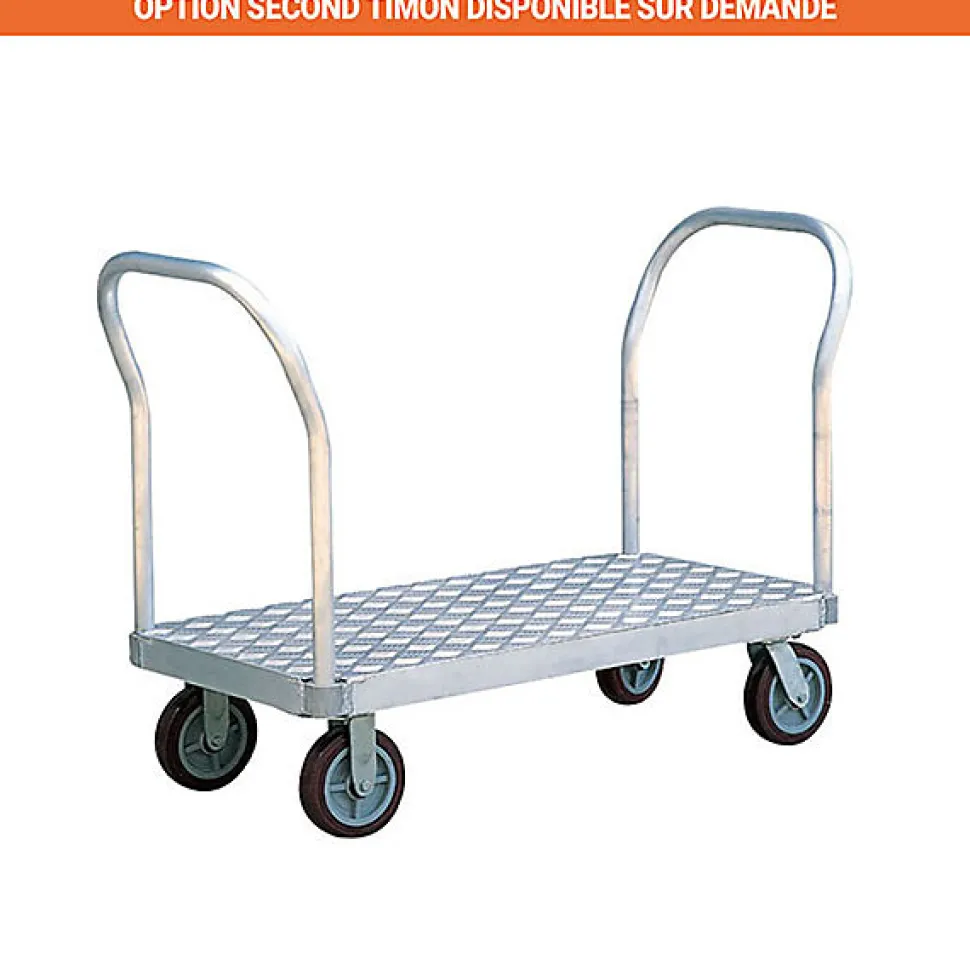 Chariot en aluminium - Plateau de 1220 x 760mm - Capacité 900kg - AF3048