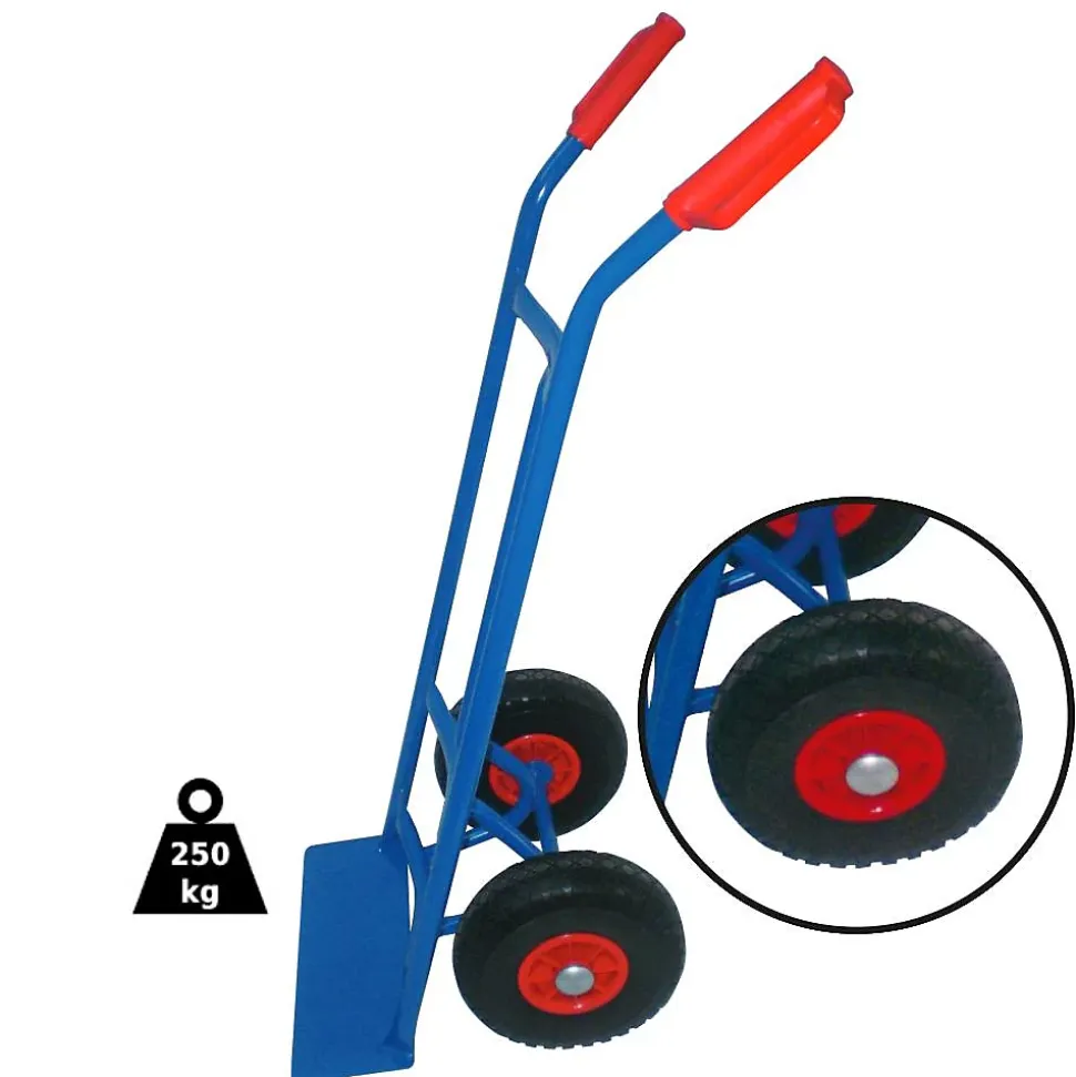 Chariot manutention 250 kg roues increvables - EURO VANADIUM