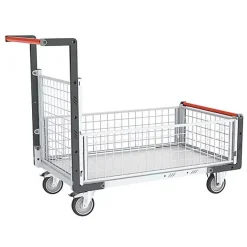 Chariot modulable grillagé - Bac 965x555mm - Charge max 250kg - 806724246
