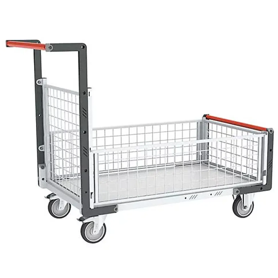 Chariot modulable grillagé - Bac 965x555mm - Charge max 250kg - 806724246